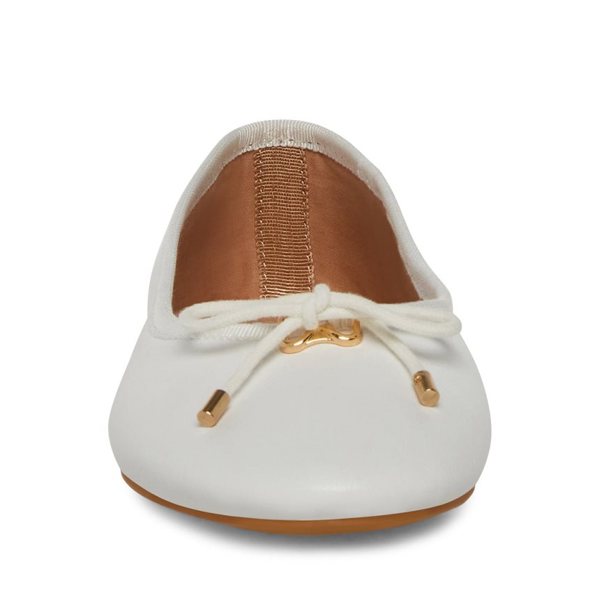 Ballerinas Steve Madden Blossoms Cuero Mujer Blancas | ES MKSE83